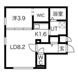 Progress澄川の物件間取画像